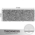thumbnail image 5 of Kitchen Rugs Sets Of 2,Black Leopard Print Anti Fatigue Kitchen Mat Rugs Non Slip Washable,Decorative Kitchen Floor Mats for Kitchen,Sink,Laundry,17"X47", 5 of 5