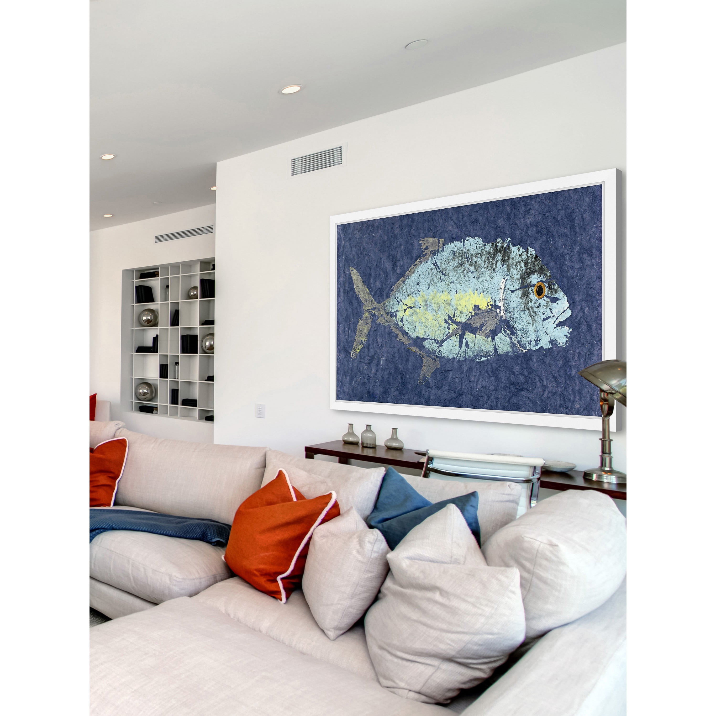 "Trevally" by Warren Sellers Framed Painting Print