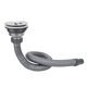 thumbnail image 3 of Juego de tapones para fregadero de baño, colador de tapón de drenaje de bañera, colador de drenaje de pelo de gran tamaño de acero inoxidable con tubo, 3 of 5
