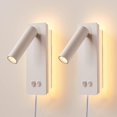 thumbnail image 1 of Set de aplique de pared LED para lectura de cabecera MOLUOLA LIGHTING, 1 of 6