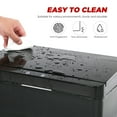 thumbnail image 4 of 4 Pack Kitchen Trash Can Automatic Touch Motion Sensor Garbage Can with Close Slowly, Mute  Plastic Waste Bin with Lid for Kitchen Bathroom Bedroom, 13 Gallon / 50 Liter (Black), 4 of 7