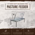 thumbnail image 2 of Rugged Ranch Products GV3PF 4 Ft Heavy Duty Galvanized Steel Pasture Feeder, 2 of 8