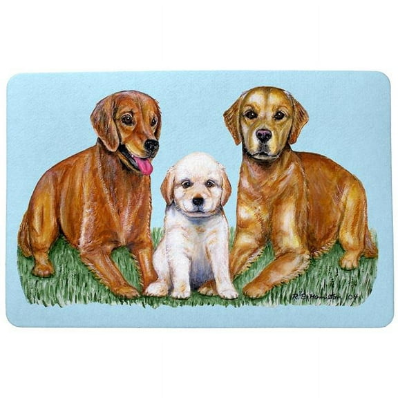 Betsy Drake DM837 18 x 26 in. Golden Retriever Door Mat