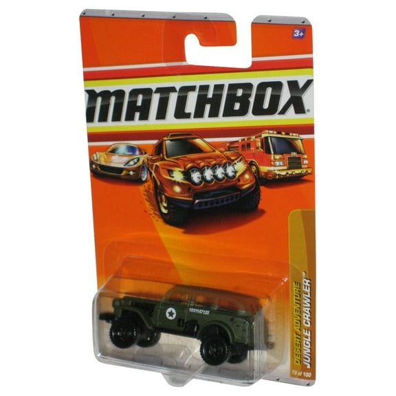 Matchbox Desert Adventure (2009) Mattel Green Jungle Crawler Toy Car 78/100
