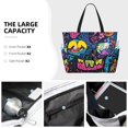 thumbnail image 3 of Disketp Neon Graffiti Urban Art Bolsa de Playa de Gran Capacidad, Bolso Impermeable y a Prueba de Arena para Mujer, Ideal para Playa, Piscina y Natación, 3 of 7