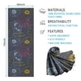 thumbnail image 2 of Pioneer Flower Floral Print Pattern Hot Yoga Mat Towel Non Slip for Hot Yoga - Quick-Drying Yoga Mat Cover with 4 Corner Pockets with Travel Bag - Hot Yoga Towel Non Slip 74"x26", 2 of 6