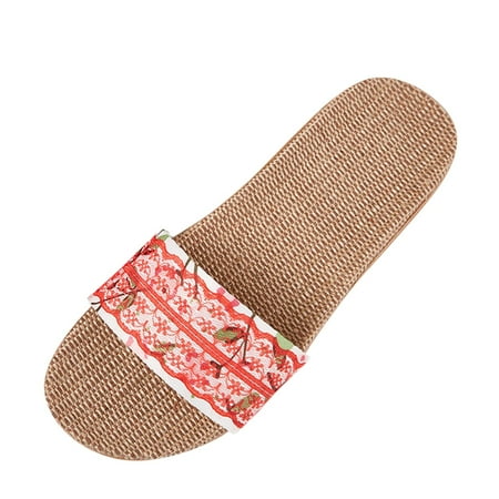

XINSHIDE Women Slippers For Fashion Female Breathable Bohemia Beach Slip On Shoes Flats Casual Sandals Fashion Shoes