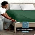 thumbnail image 3 of Bare Home Drap-Housse - Premium 1800 Collection - Poche Profonde - Ultra Doux, Résistant aux Plis - Grand Lit, Vert Forêt, 3 of 7