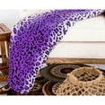 thumbnail image 2 of Super Soft Micro Plush Flannel Bed Leopard Skin Print Blanket Purple King, 2 of 5