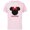 Soft Pink, variant on Disney Minnie Mouse Madre Mom Red Bow Family Día de la Madre - Short Sleeve Cotton T-Shirt for Adults - Customized-Black