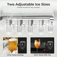 thumbnail image 3 of WAA Portable Ice Maker, 26 Lb/24H, Red, 3 of 7