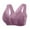 Purple, variant on Bovxnpu Bras for Women, Womens Push Up Everyday Bras Seamless Wireless Supportive Bra Sports Bra, Women's Front-Closure Lace Lingerie Bra