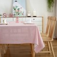 thumbnail image 2 of Inyahome-Mantel Vintage a cuadros para mesa, cubierta de lino y algodón para cena, fiesta, uso interior o exterior, 2 of 5