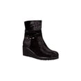 thumbnail image 1 of BOTINES TACONES CUÑA VESTIR CASUALES LEON MUJER DAMA NEGRO GAMUZA DA813S794 LEON  DA813S794p, 1 of 3