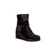 thumbnail image 1 of BOTINES TACONES CUÑA VESTIR CASUALES LEON MUJER DAMA NEGRO GAMUZA DA813S794 LEON  DA813S794p, 1 of 3