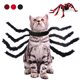 thumbnail image 1 of Disfraz de araña de Halloween negro (M) para perro gato, decoraciones de Halloween para mascotas, decoración de araña, suministros para fiestas de Halloween, disfraces de araña con velcro ajustable, 1 of 5