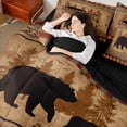 thumbnail image 4 of Castle Fairy Teens Safari Bears Twin Bedding Sets,Tribal Aztec Bedding Comforter Set, 4 of 8