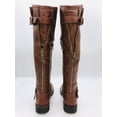 thumbnail image 5 of ShoeDazzle Women's Letoya Tall Knee High Riding Boots- Cognac, US 6M, 5 of 9