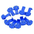 thumbnail image 1 of 50pcs Quick Splice Terminals Crimp Blue Electrical Lock Wire Connectors IDC Splitter Car Audio Connectors Terminals, 1 of 9