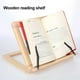 thumbnail image 3 of Portable Wooden Lectern for Books Wooden Reading Stand Adjustable and Foldable Lectern for Cookbooks Recipes Tablet, 3 of 5