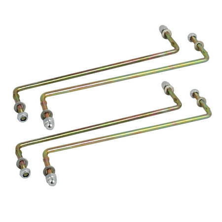 200 Mm Hook - Uxcell 6mm x 200mm Z Shaped Iron Swing Arm Hook Bronze Tone 4pcs