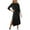 Black, variant on Womens Skirt Set Two Piece Solid Color Sweater Skirt Set Long Sleeve Sweater Tops With Midi Skirt Spring Autumn Casual Outfits