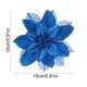 thumbnail image 3 of Adornos navideños, 1 pieza de decoración para árbol de Navidad, flores de imitación de tela, flores de imitación para bodas, fiestas, salones y otras decoraciones, regalos navideños, decoraciones de p, 3 of 6