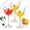 3PCS, variant on Bird Shaped Cocktail Glass, Drinking Bird Shaped glass Wine Glass 5oz/150ml Creative Birds Cocktail Glass, Funny Clear Crystal Glasses, for Champagne, Mixed Drinks, Party