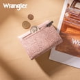 thumbnail image 4 of Wrangler Small Wallet Minimalist Trifold Women's Wallets Card Cases, Dark Pink, 4 of 7