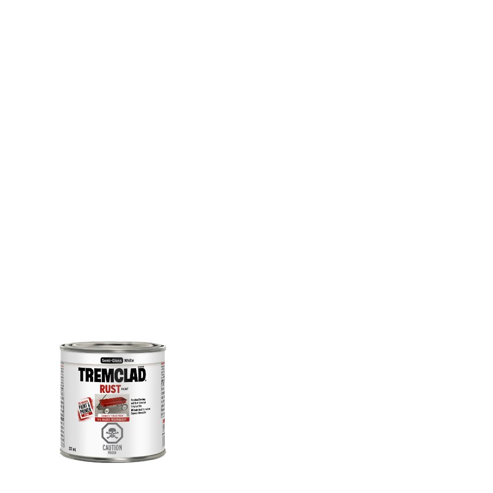 TREMCLAD OilBased Rust Paint In SemiGloss White, 237 mL Walmart Canada