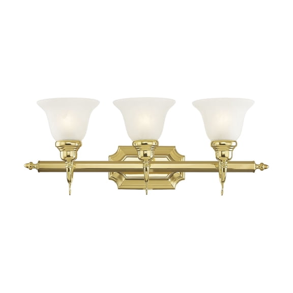 Livex Lighting French Regency Bath Light in Polished Brass