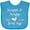 Turquoise, variant on Inktastic Nonna and Nonno Love Me Heart Grandchild Boys or Girls Baby Bib