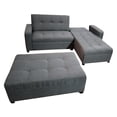 thumbnail image 3 of Sofa Cama King Size Tapatios Muebles Tela Oslo Oxford con Portavasos 3 Posiciones, 3 of 7