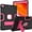 Black+Rose, variant on Dteck Case for Apple iPad 9th Generation 10.2-inch (2021),Shockproof Rubber Armor 3-Layer Protection Case Hybrid Hard Kicstand Cover for iPad 10.2" 9th Gen 2021/8th Gen 2020/7th Gen 2019,Navy+Olivine