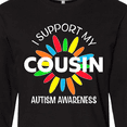thumbnail image 4 of Inktastic I Support My Cousin Autism Awareness Long Sleeve T-Shirt, 4 of 5