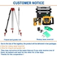 thumbnail image 2 of KAYESAMPRA Automatic Self Leveling Green Rotary Laser Level 500m Range Kit With 1.65M Tripod & Aluminum Grade Rod, 2 of 15