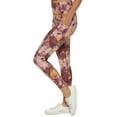 thumbnail image 3 of Calvin Klein Performance Women's Printed Leggings, Newport Java, XL, 3 of 5