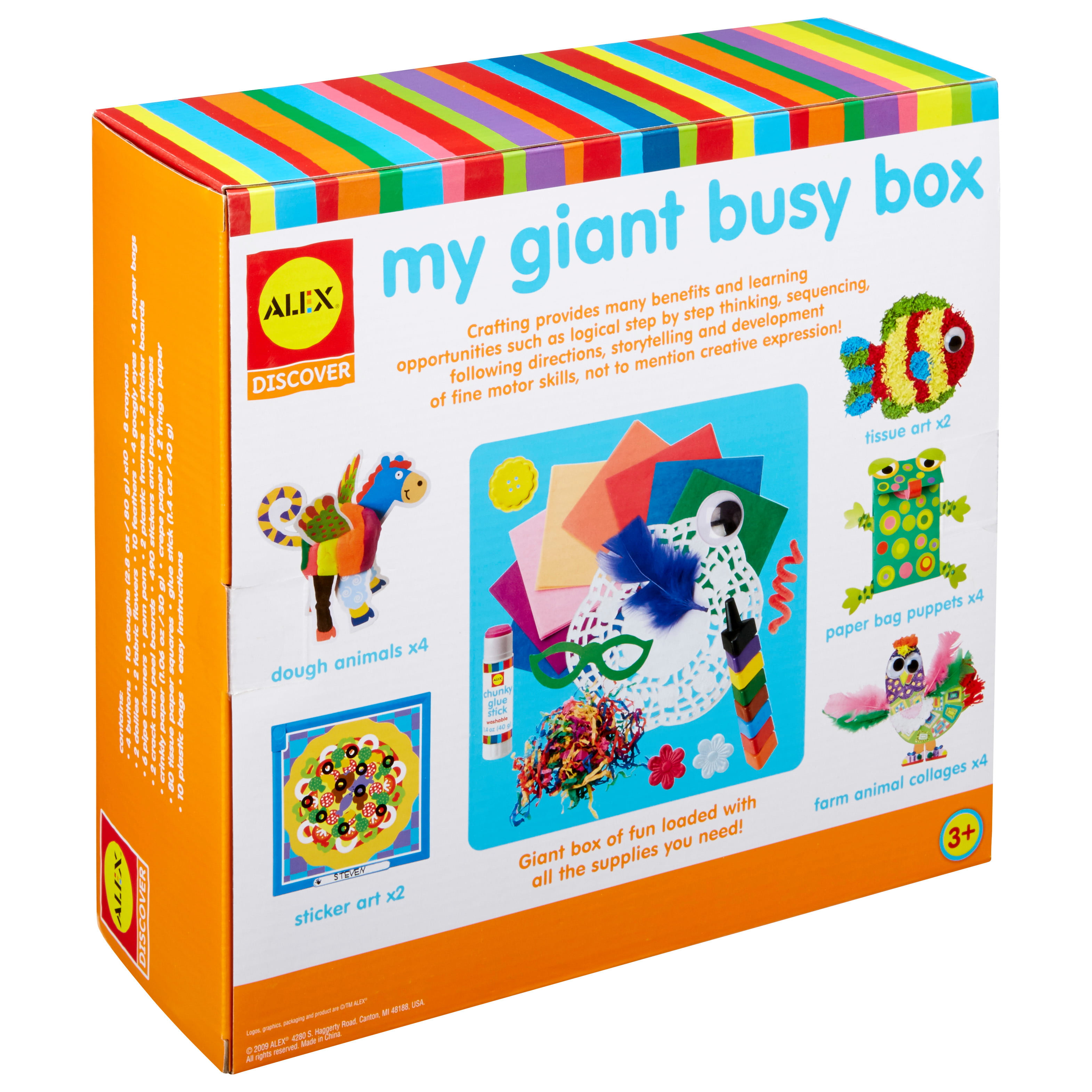 alex little hands my giant busy box