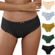 thumbnail image 1 of Gibobby Ropa interior termica Bragas para mujer, encaje de ganchillo, bragas con cordones, ropa interior calada Sexy(Verde， XXXXL), 1 of 4