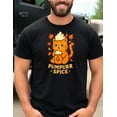 thumbnail image 4 of Pumpurr Spice Shirt Cute Halloween Cat Pumpkin Latte Costume Fall Coffee Lover Graphic Tee Funny Autumn Kitty PSL T-shirt for Women, 4 of 5