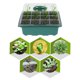 thumbnail image 3 of Muyoka Bandeja de germinación de semillas de 4 piezas, bandejas de cultivo de plantas de 19 * 11 cm Bandeja de invernadero de plantas de plástico Bandeja de plántulas de plantas de jardín con perforad Muyoka Hogar, 3 of 7