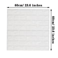 thumbnail image 2 of FUTATA 3D Wall Panels for Interior Wall Decor White Brick Paintable 3d Foam Textured Wall Panel Peel and Stick Self Adhesive Wallpaper Living Room Bedroom Wall, 2 of 7