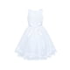 thumbnail image 2 of Vestido de Niña de Flores Blanco Princess Corona Disfraz Fiesta 8 Años, 2 of 6