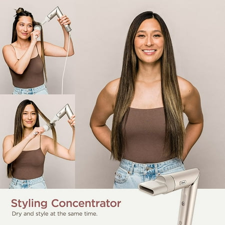 Shark - FlexStyle Air Styling & Drying System, Powerful Hair Blow Dryer and Multi-Styler - Stone Curly & Coily