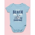 thumbnail image 3 of Sunny Beach Crab With Surfboards Bodysuit Infant -Image by Shutterstock,  12 Months, 3 of 4