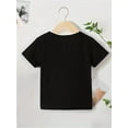 thumbnail image 2 of Boys' "First Day of Second Grade" Printed Black T-shirt, A Must for Returning To School, 2 of 5