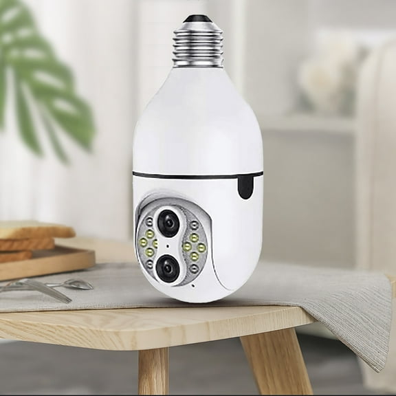 HMPEAIIY 360 Panoramic Lens Wifi E27 Bulb 2mp Small Binocular Camera Csm1000