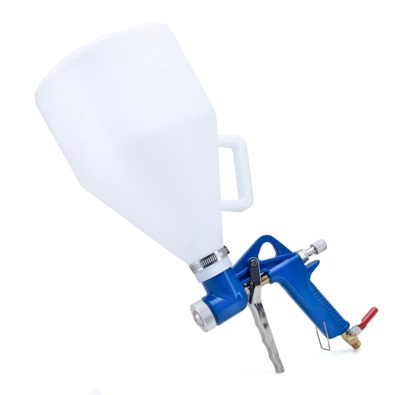 NEIKO 31227A Drywall Texture Sprayer, Air Texture Gun with 1.2 Gallon Hopper Gun, 3 Nozzles: 4 mm, 6 mm, 8 mm, Stucco Mud or Popcorn on Walls and Ceiling, Knockdown, Spray Gun with Handle