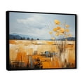 thumbnail image 2 of Designart "Golden Prairies Under a Bold Yellow and Blue Sky VII" Prairies Floater Framed Canvas Art Print, 2 of 7