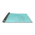 thumbnail image 2 of Ahgly Company Indoor Rectangle Solid Light Blue Modern Area Rugs, 8' x 12', 2 of 4